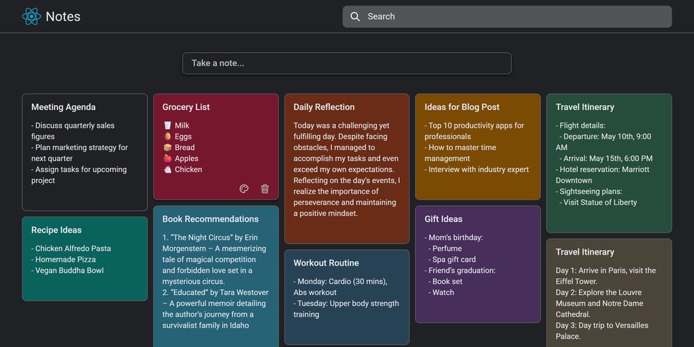 React Notes thumbnail